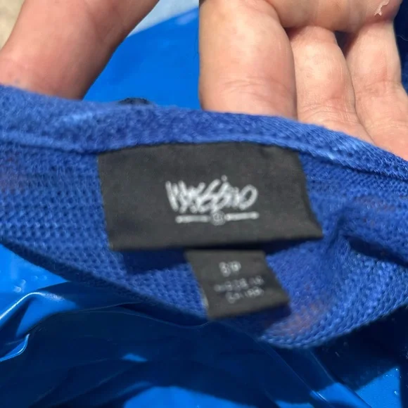 Mossimo sheer blue striped tank top / S / Excellent condition - Picture 11 of 12